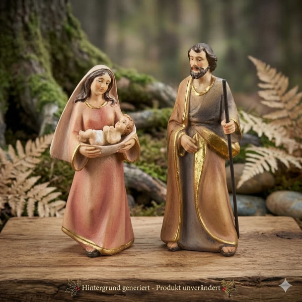 Zauberhafte Krippenfiguren Heilige Familie, 2er Set, ca. 12 cm, K 240